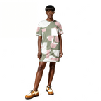 Overlap T-shirt dress