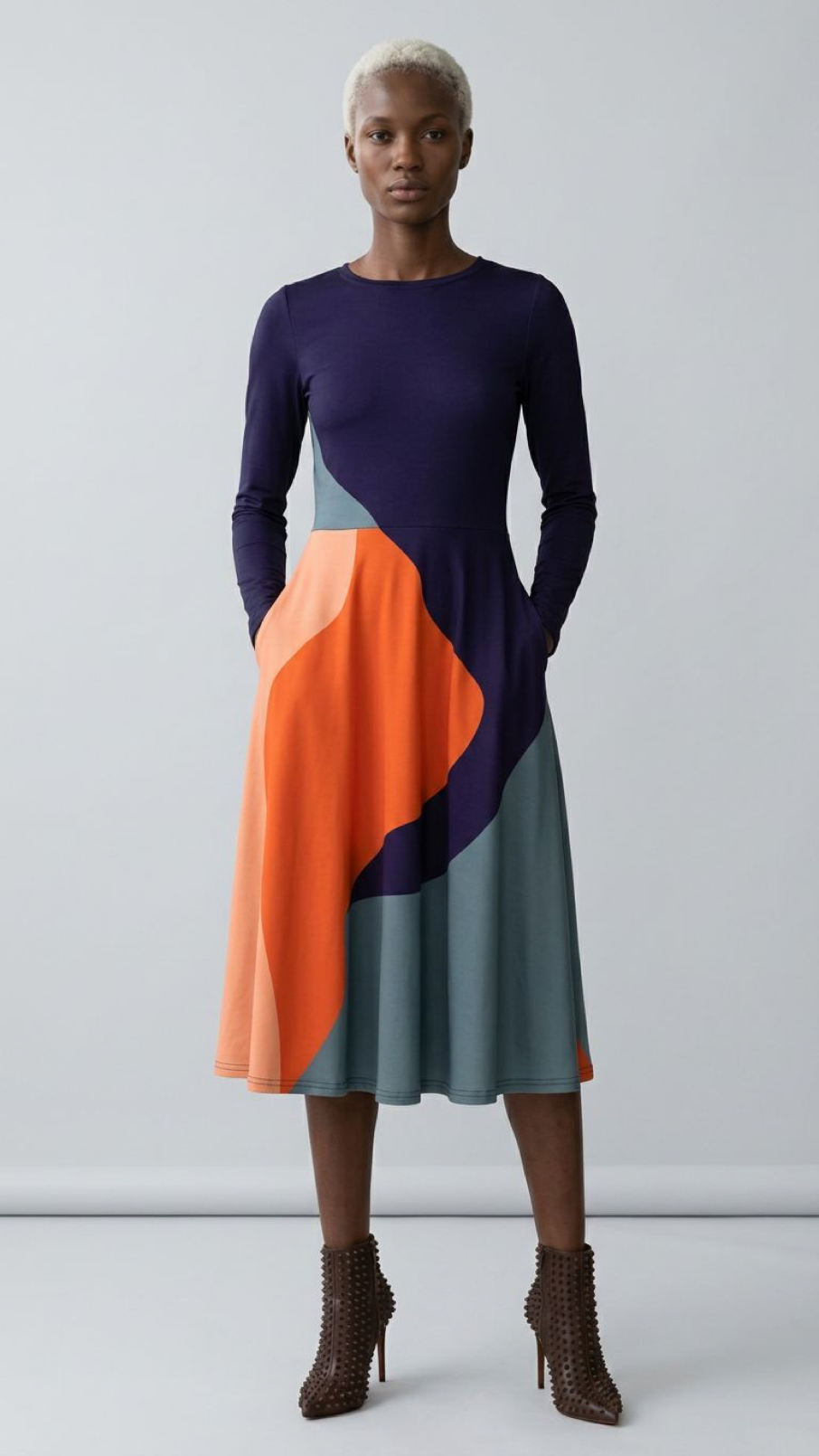 Flow Sunset Midi Dress
