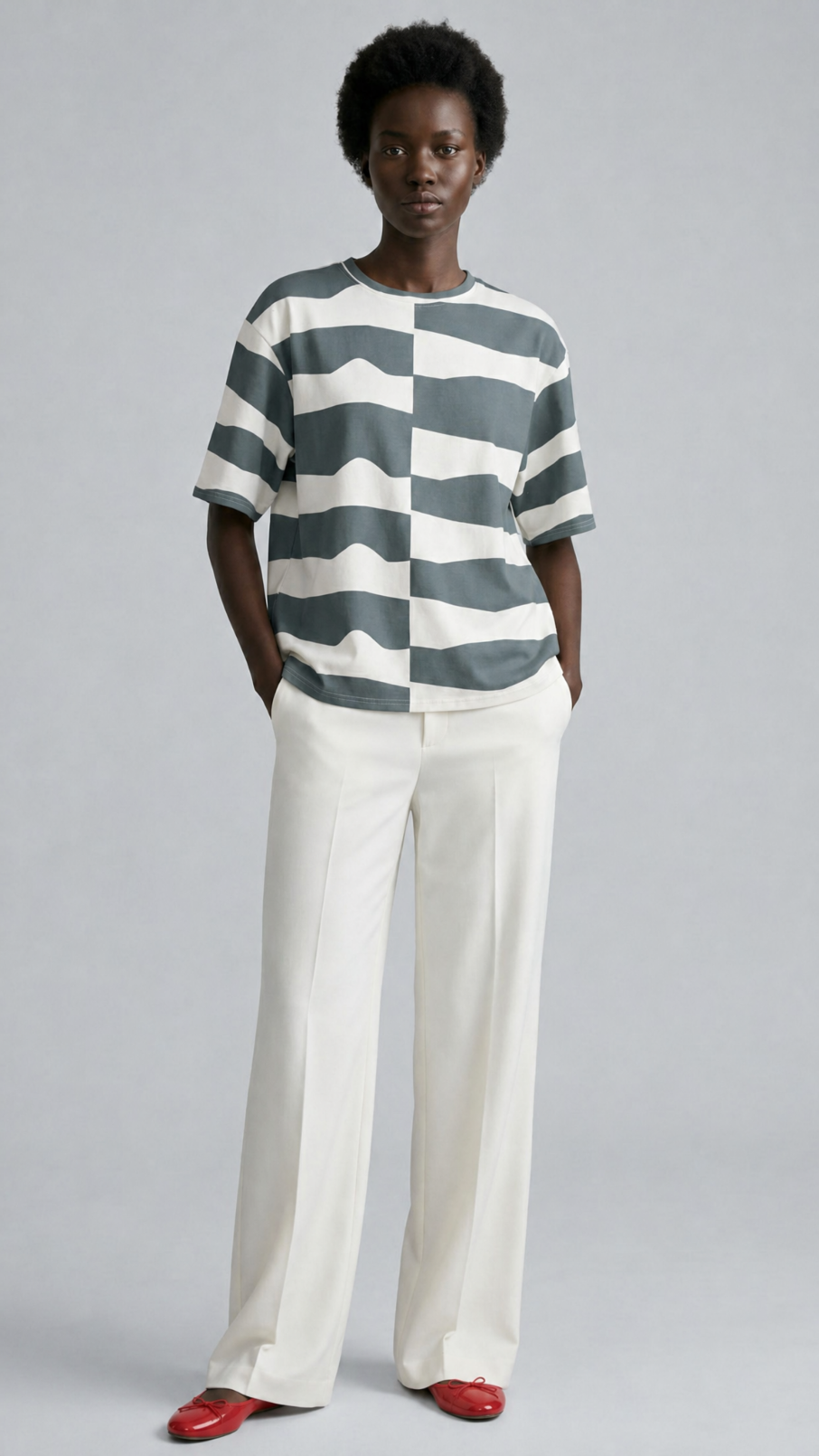 Stripe II Cotton T-Shirt