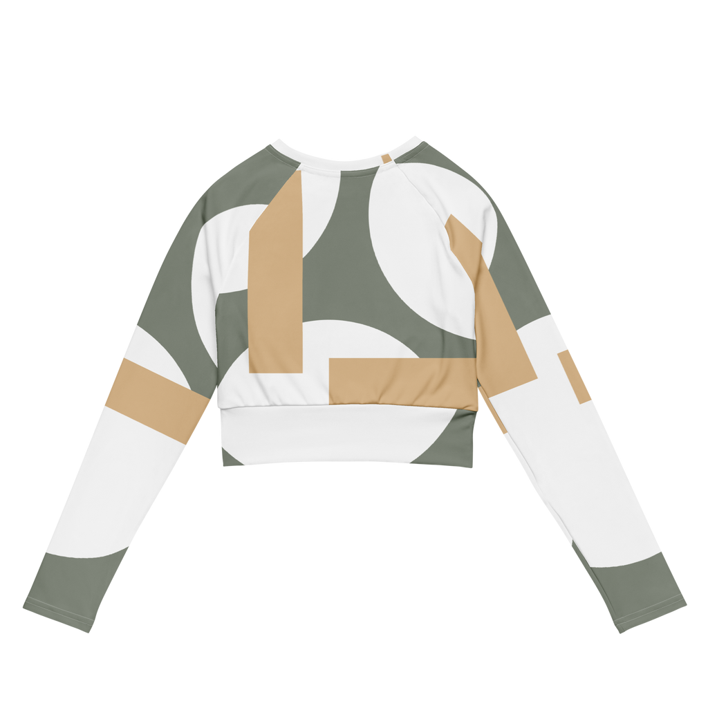 Intersect Sage Long-sleeve crop top