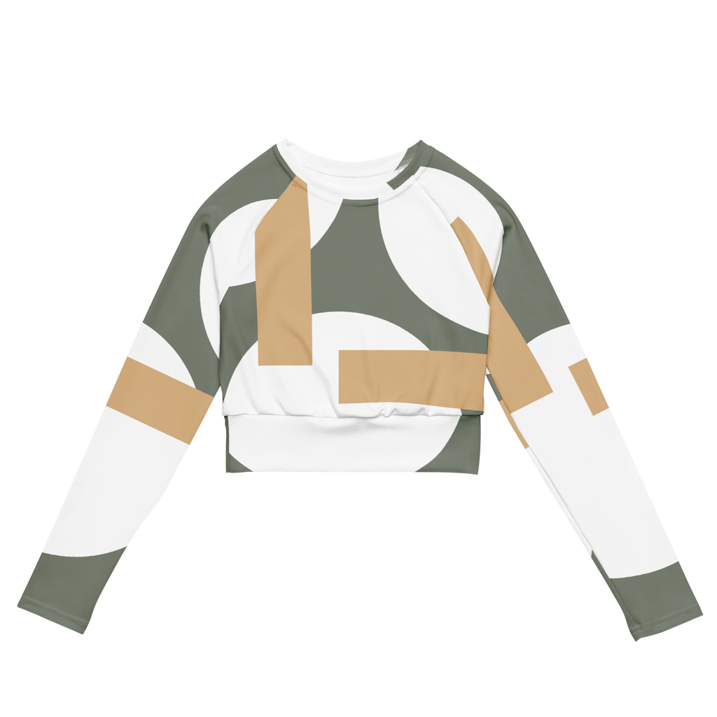 Intersect Sage Long-sleeve crop top